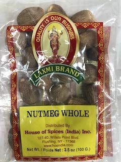 Laxmi Nutmeg Whole 3.5 Oz