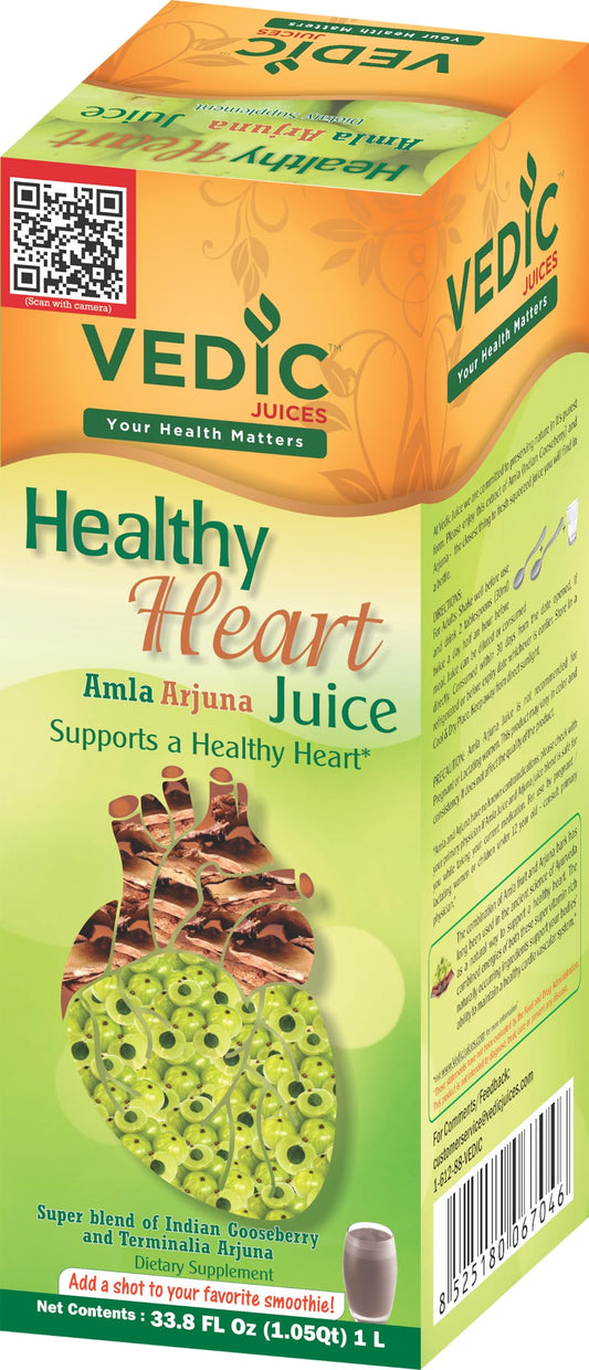 Vedic Amla Arjuna Juice | Healthy Heart Support 1L