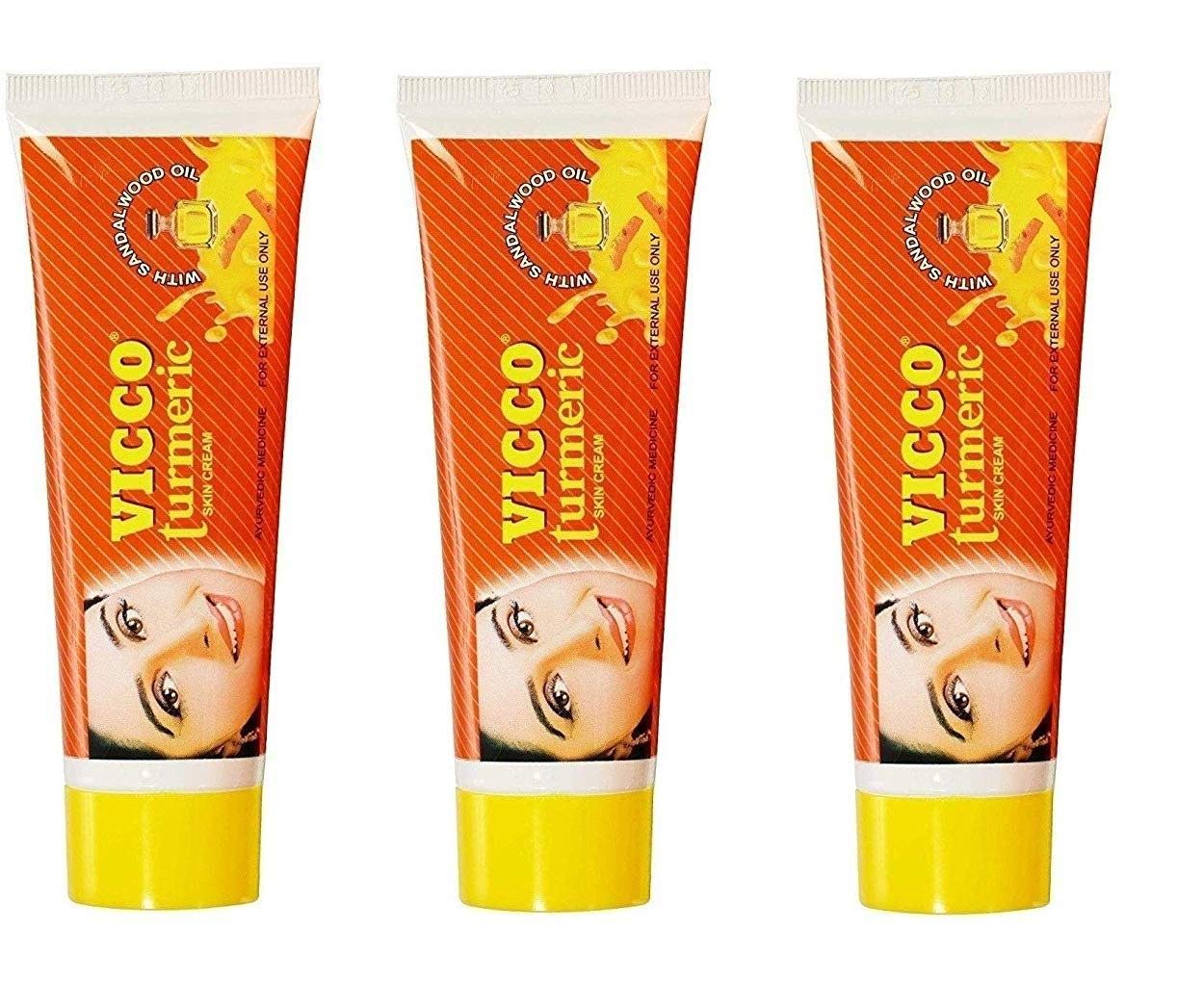 Vicco Turmeric Skin Cream-70g(Pack of 3)