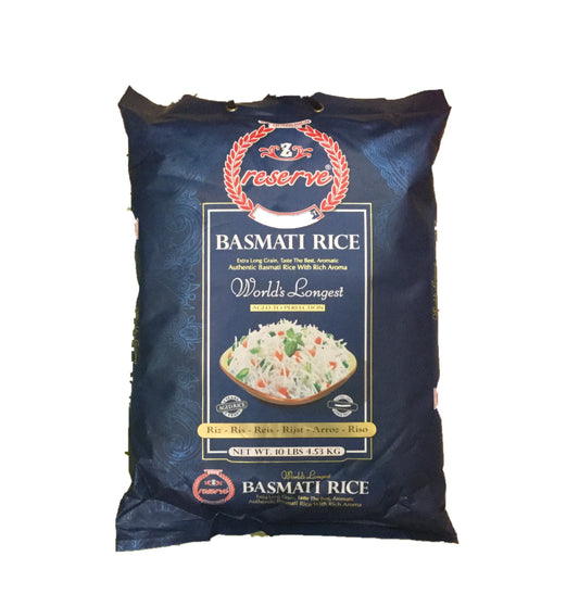 Zafarani Reserve Basmati Rice with Rich Aroma 10 lbs