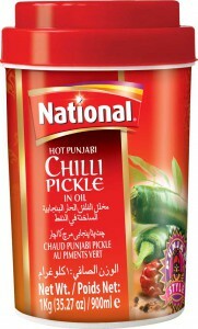 National Chilli Pickle In Oil 1 Kg