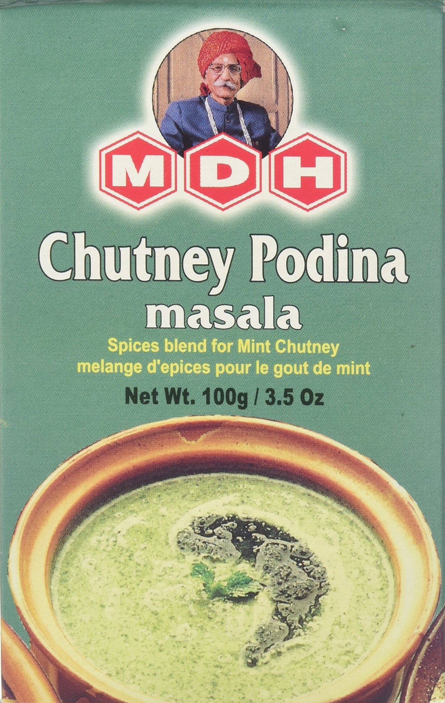 MDH Chutney Podina Masala(3.5oz.,100g)