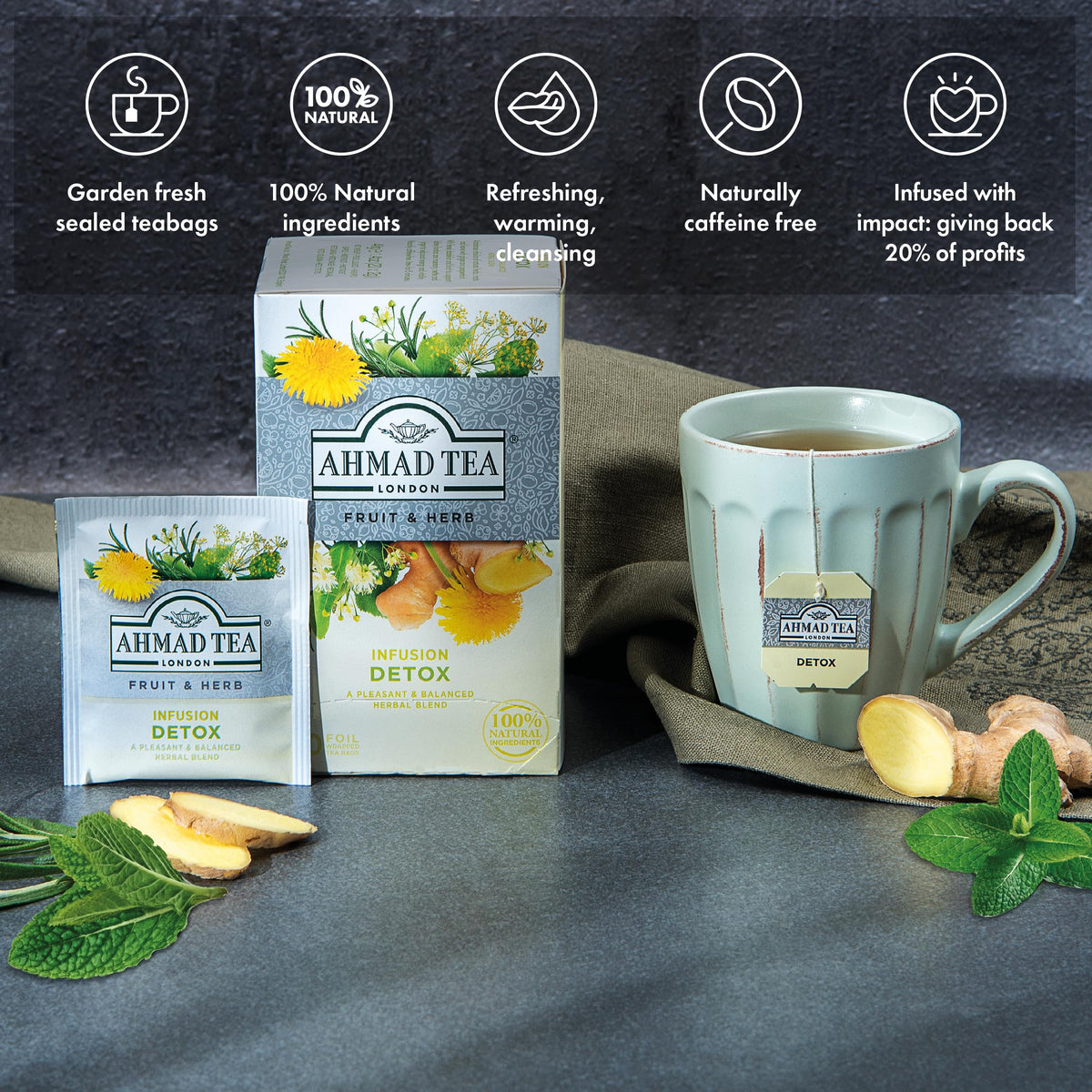 Ahmad Tea Detox Cleanse (Pack Of 2)