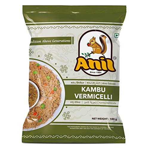 Anil Roasted Kambu Vermicelli 180g/6.349 oz (Pack of 2)