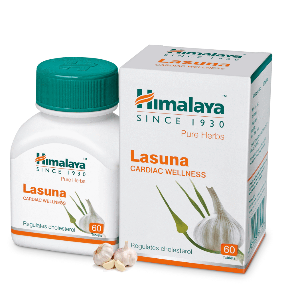 Himalaya Lasuna (Allium sativum) Wellness 60 Tablets Ayurveda Herbal Product