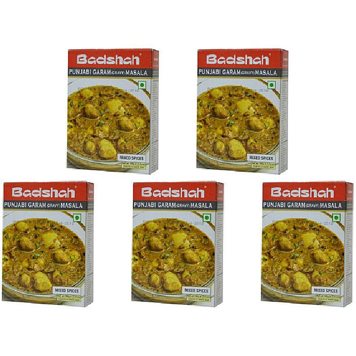 Pack Of 5 - Badshah Punjabi Garam Gravy Masala - 3.5 Oz