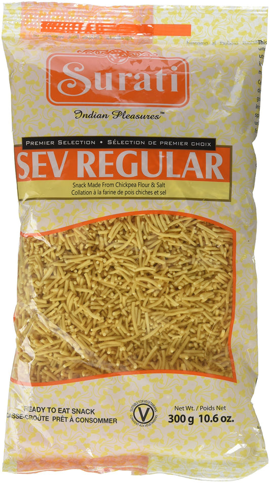 Surati, Sev Regular, 300 Grams(gm)