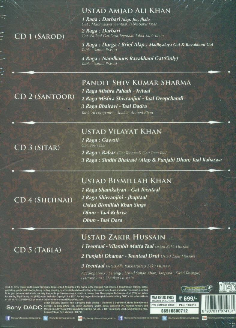 TIMELESS INSTRUMENTAL OF INDIA [Audio CD] USTAD AMJAD ALI KHAN, PT SHIV KUMAR SHARMA.USTAD VILAYAT KHAN