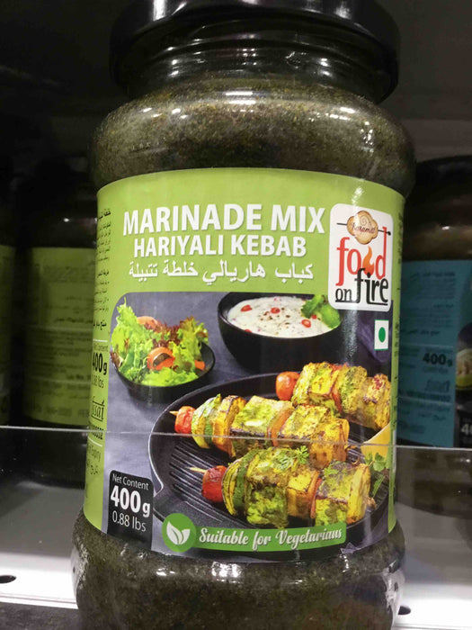 Food On Fire Hariyali Kebab Marinade Mix 400 gms