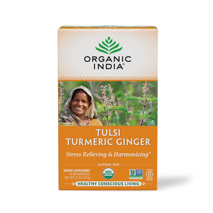 Organic India Tulsi Turmeric Ginger - 18 infusion bags