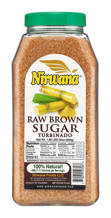 Nirwana Raw Brown Sugar(Turbinado) 1.88 LB