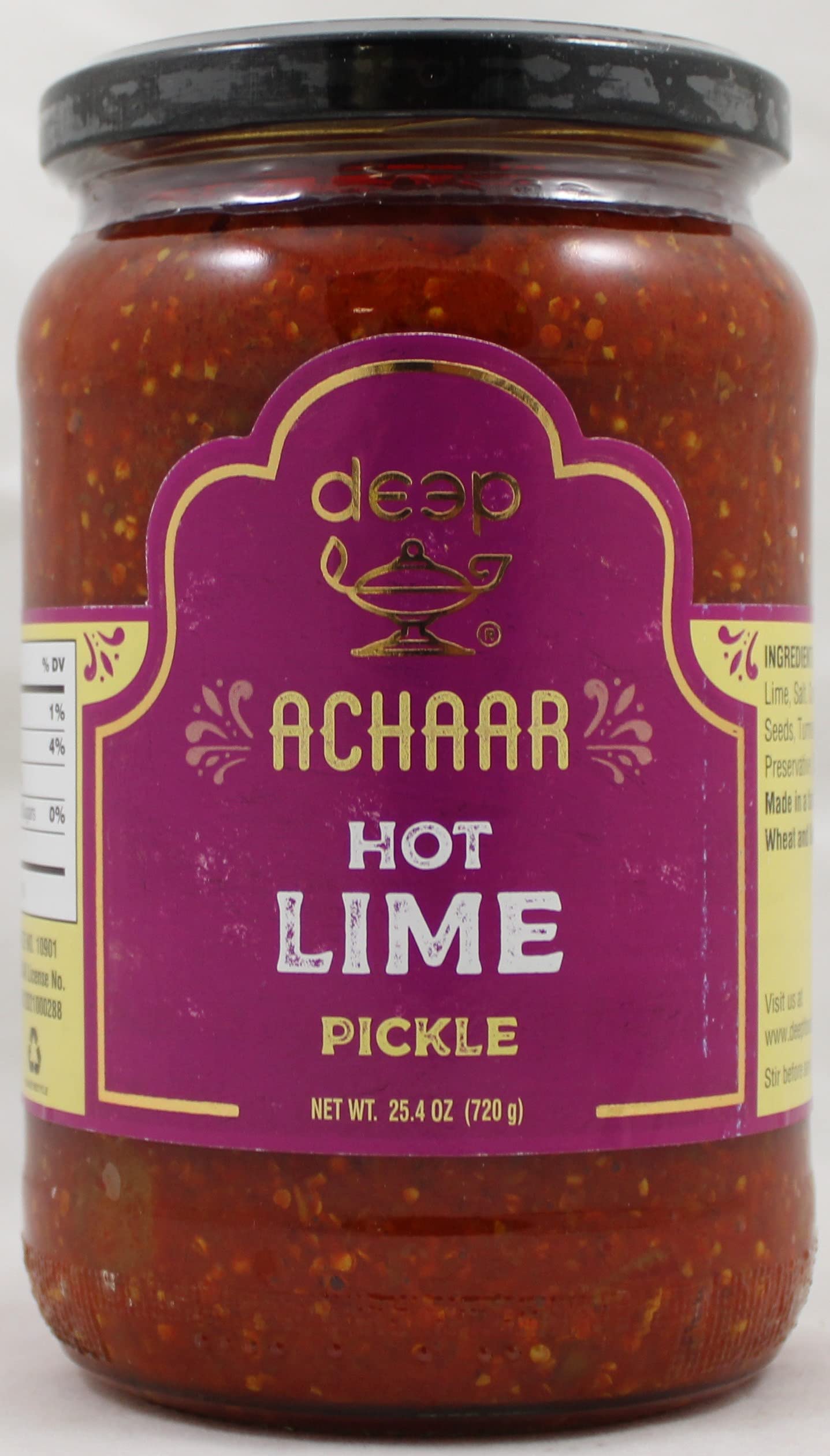 Deep Hot Lime Pickle In Oil 740 gms