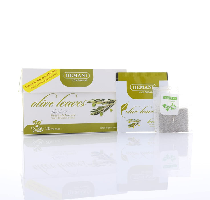 HEMANI Herbal Tea - Olive Leaves - 20 Tea Bags in Box