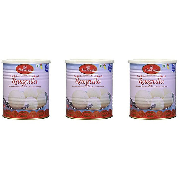 Pack Of 3 - Haldiram's Rasgulla - 1 Kg