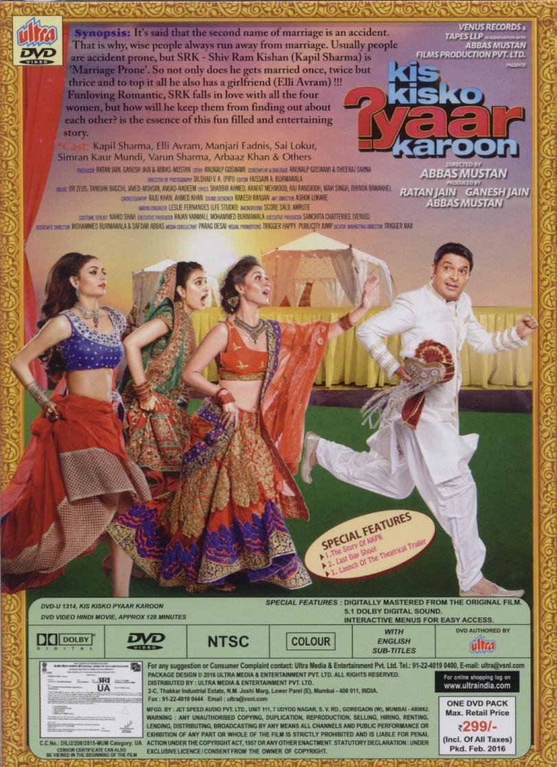 Kis Kisko Pyaar Karoon [DVD]