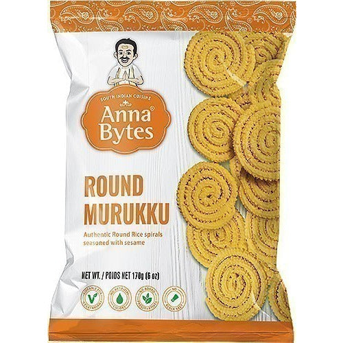 Anna Bytes Round Murukku - Round Rice Spirals