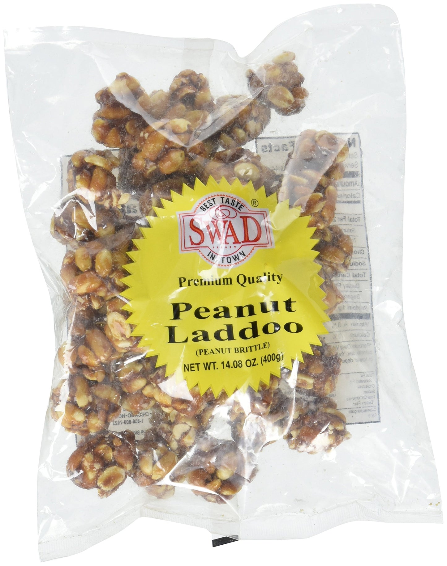 Great Bazaar Swad Chikki Peanut Ladu, 14 Ounce