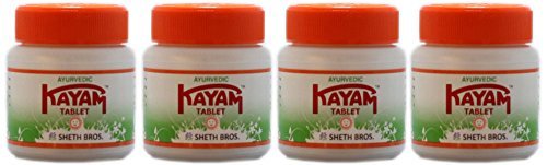 4 x Ayurvedic Kayam Tablet - 30 Tablets by SHETH BROS