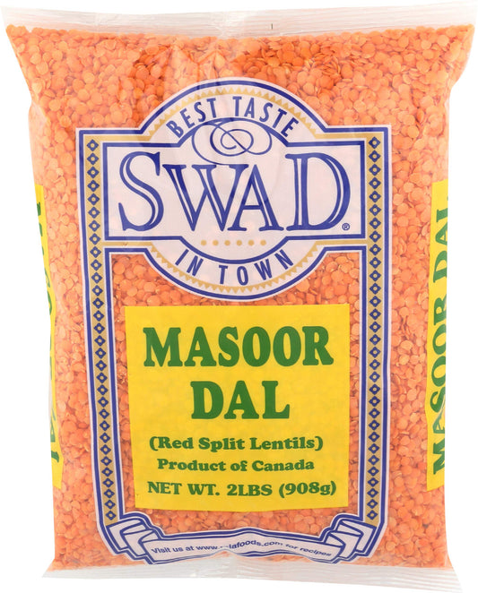 Swad Masoor Dal Split Red Lentils 2 lbs