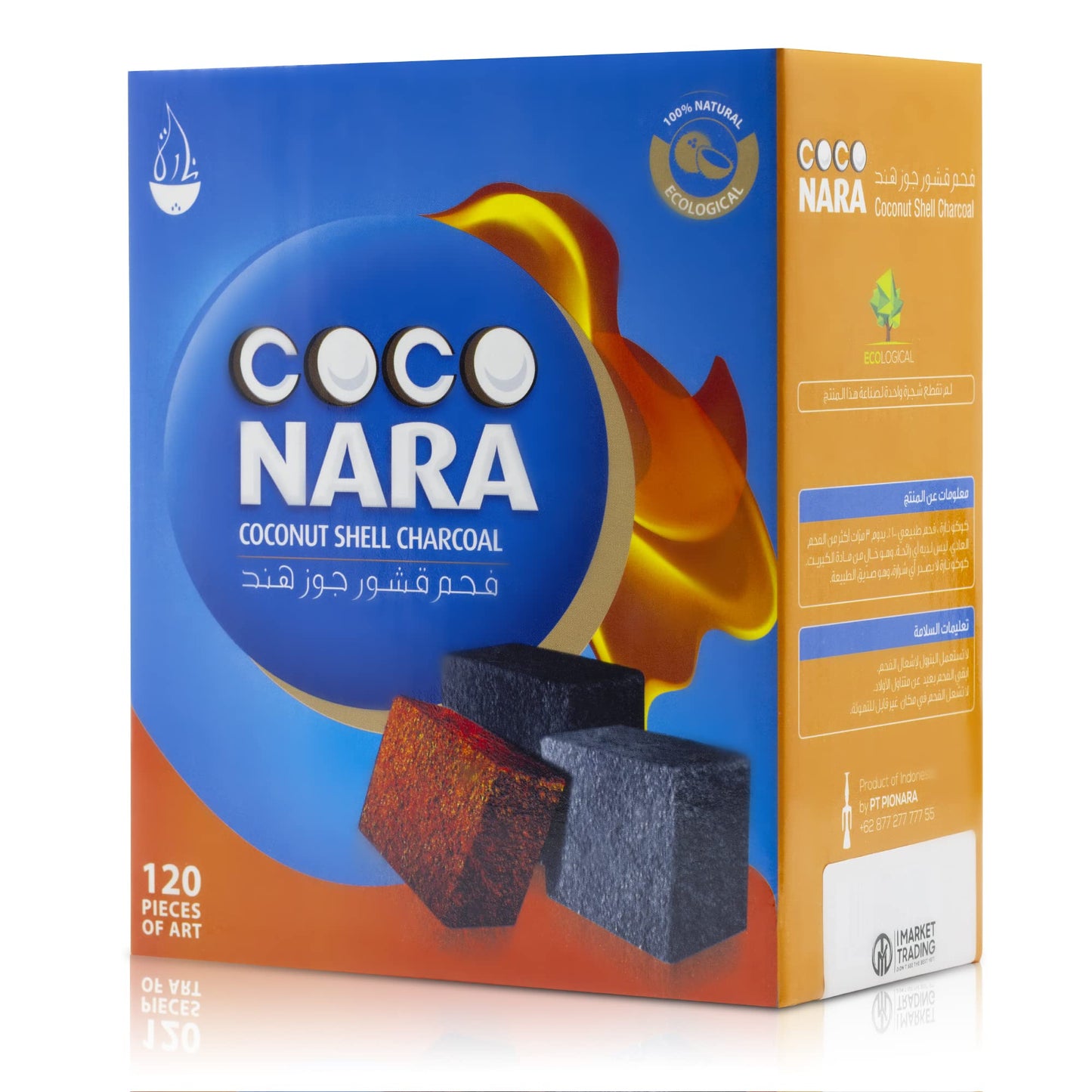 Coconara Coconut Shell Charcoal 120pcs