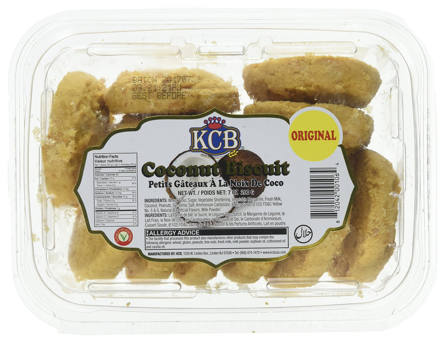 KCB Coconut Biscuits 200 gms