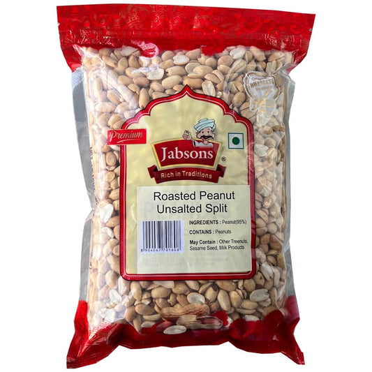 Jabsons Roasted Unsalted Split Peanuts 1 kg