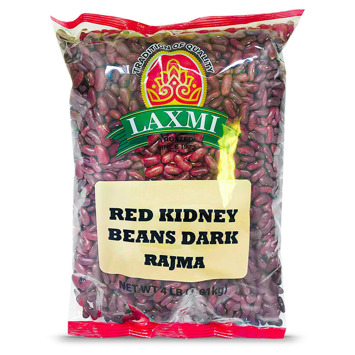 Laxmi Red Kidney Beans Rajma Dark 4 lbs