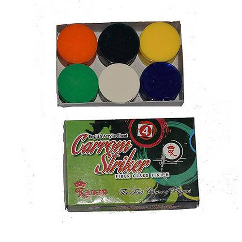 English Acrylic Sheet Carrom Striker 6pcs
