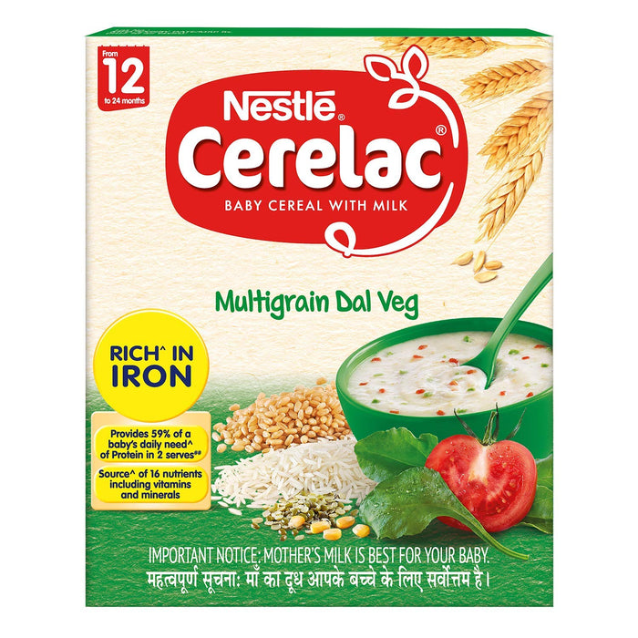 Nestle Cerelac- Multigrain Dal Veg 300 gms
