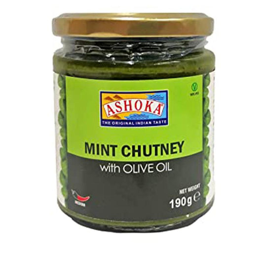 Ashoka Mint Chutney With Olive Oil 190 gm