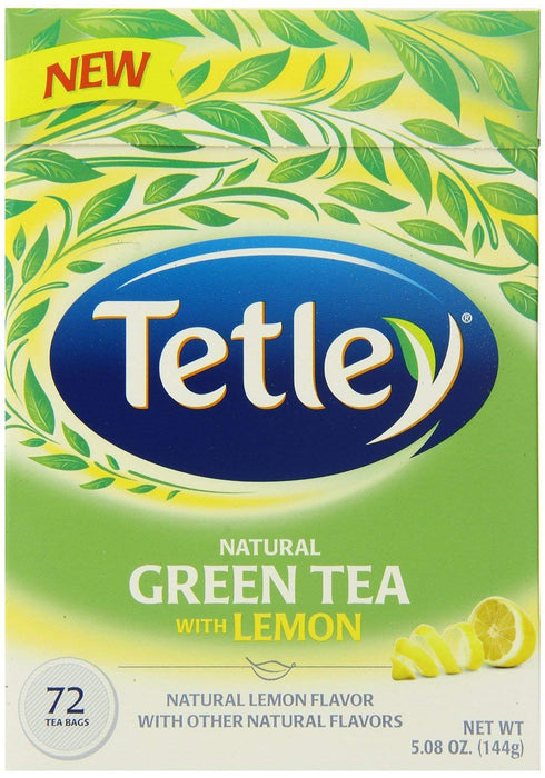 Tetley-Natural Green Tea with Lemon 72 teabags