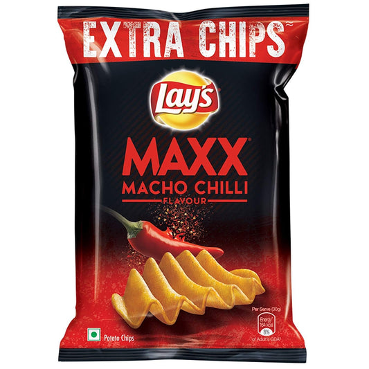 Lay's Maxx Macho Chilli Flavor 57 gms