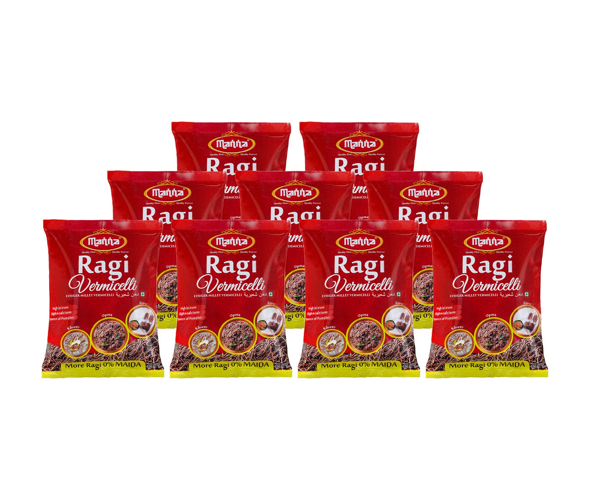Manna Ragi Vermicelli Noodles (Semia) (1.8 Kg)
