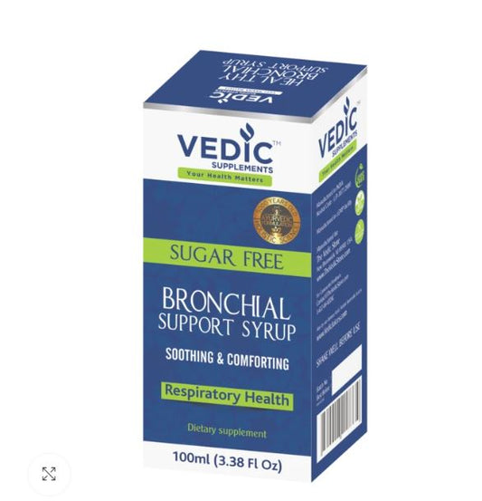 Vedic Sugar Free Bronchial Syrup 3.38 oz