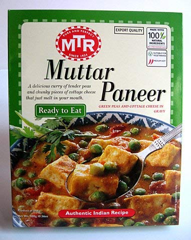 Mtr Ready To Eat Muttar Paneer 300 gms - Instant Meal