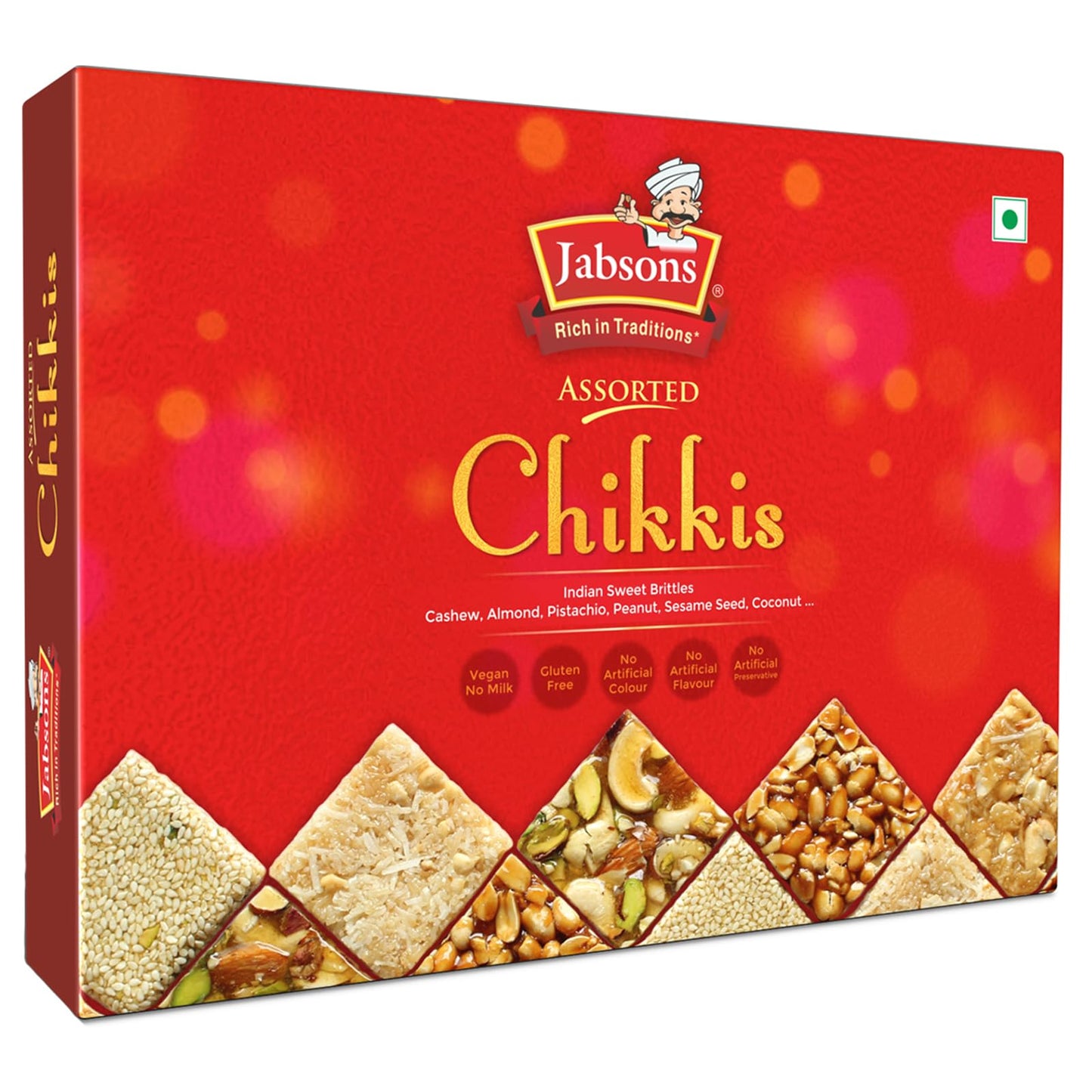 Jabsons Assorted Chikkis 900 gm.