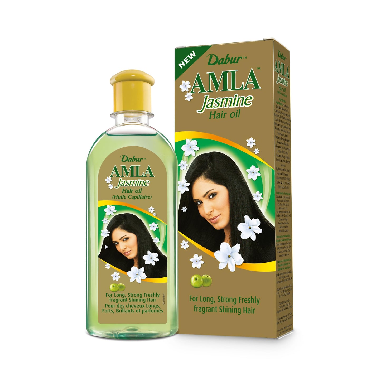 Dabur Amla Jasmine Hair Oil - Amla Oil, Amla Hair Oil, Amla Oil for Healthy Hair and Moisturized Scalp, Indian Hair Oil for Men and Women, Hair Strengthening Products (300 ml)
