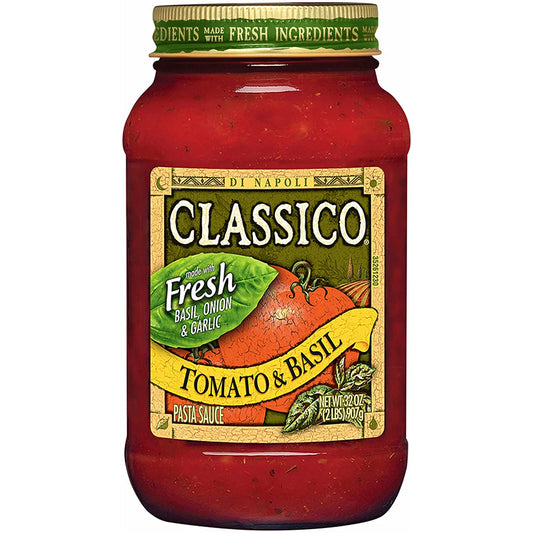 Classico Tomato & Basil Pasta Sauce 32 Oz