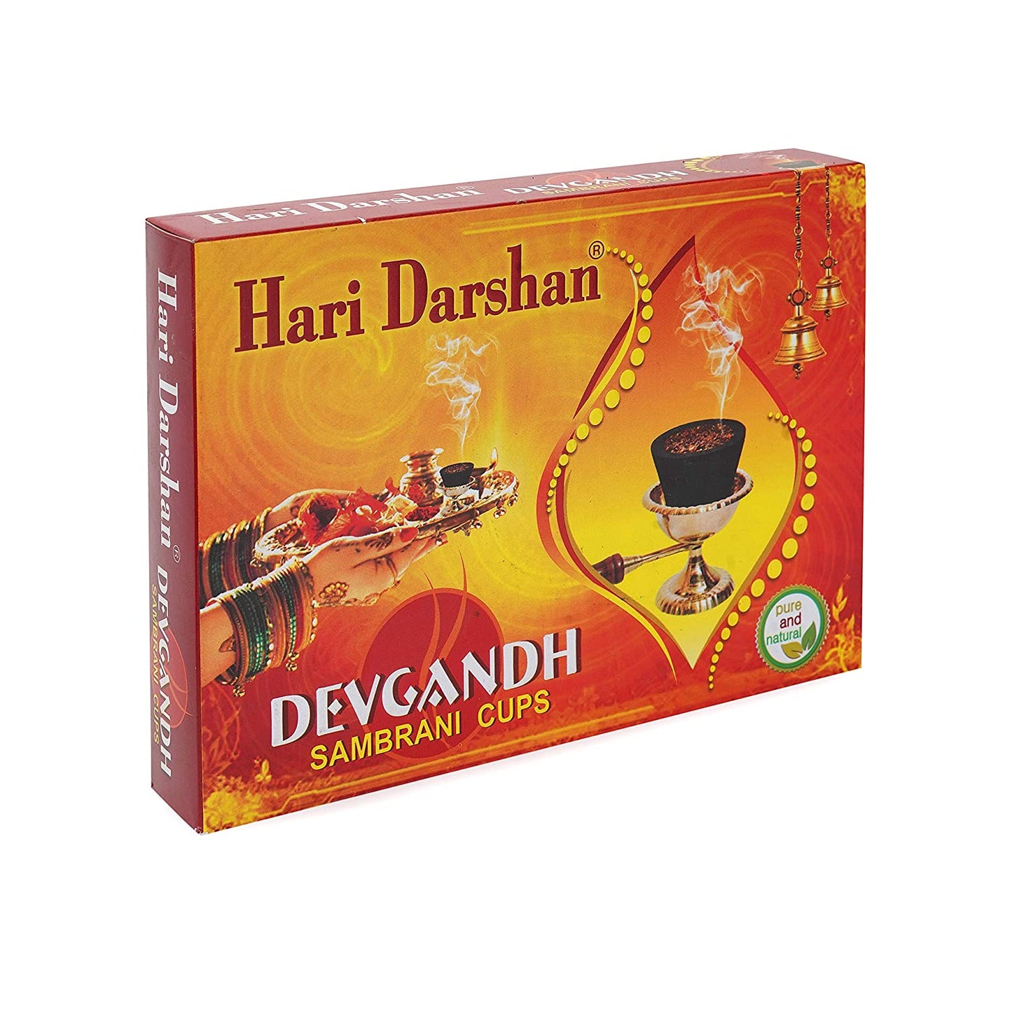 Hari Darshan Devgandh Sambrani Dhoops Cups 12 cups x 12