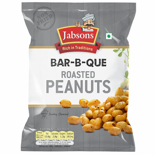 Jabsons roasted peanuts- BBQ 140 gms