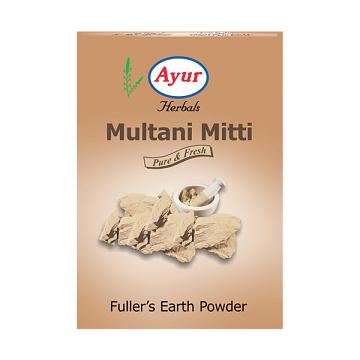 Ayur Herbal Face Pack  Multani Mitti 100 Gm - Mahaekart LLC
