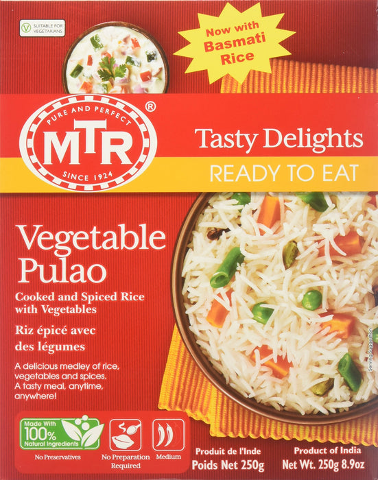 MTR Ready To Eat Vegatable Pulao 250 gms