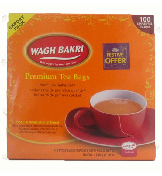 Wagh Bakri premium tea bags 100 teabags