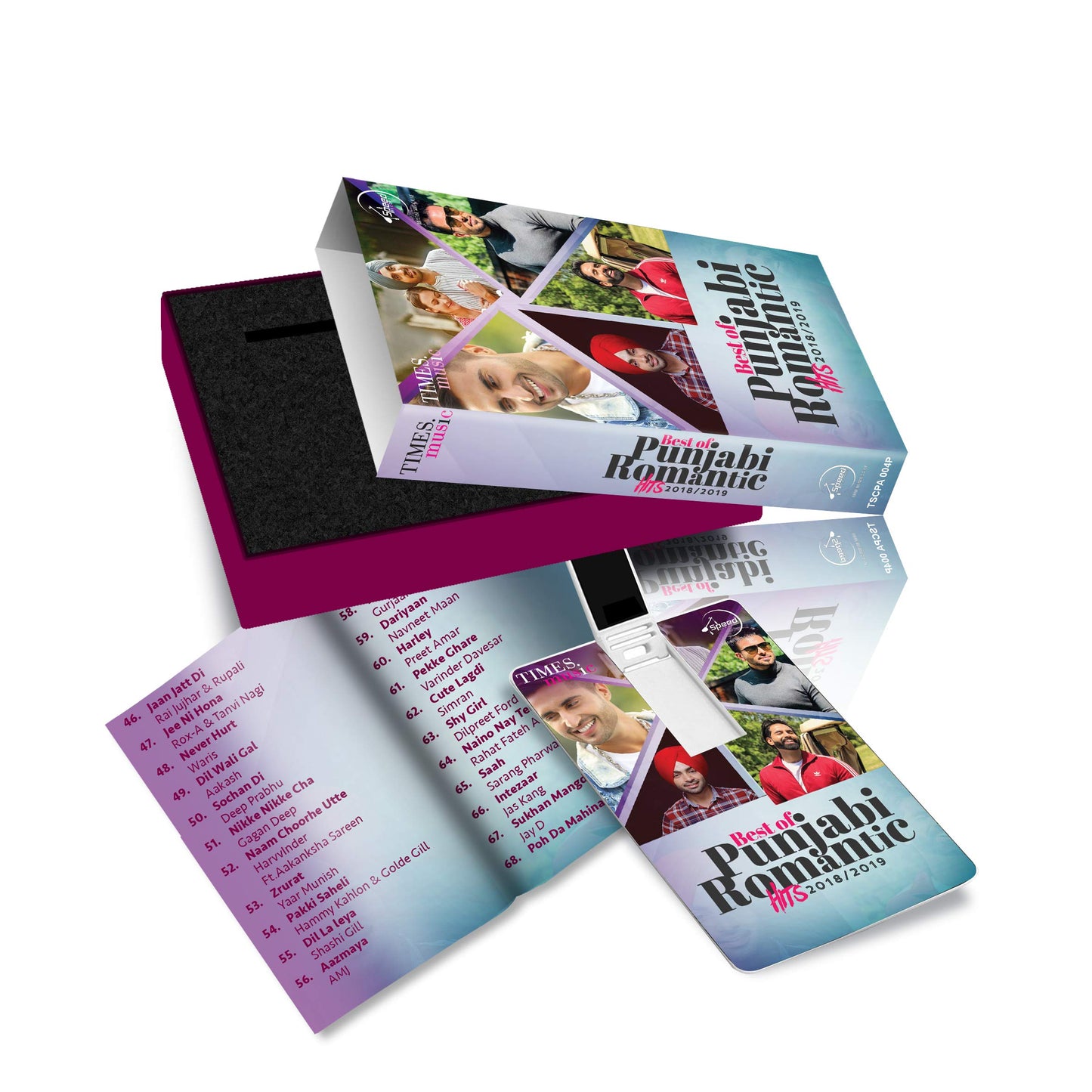 Best of Punjabi Romantic Hits 2018 - 2019 Music Card USB [USB Memory Stick]