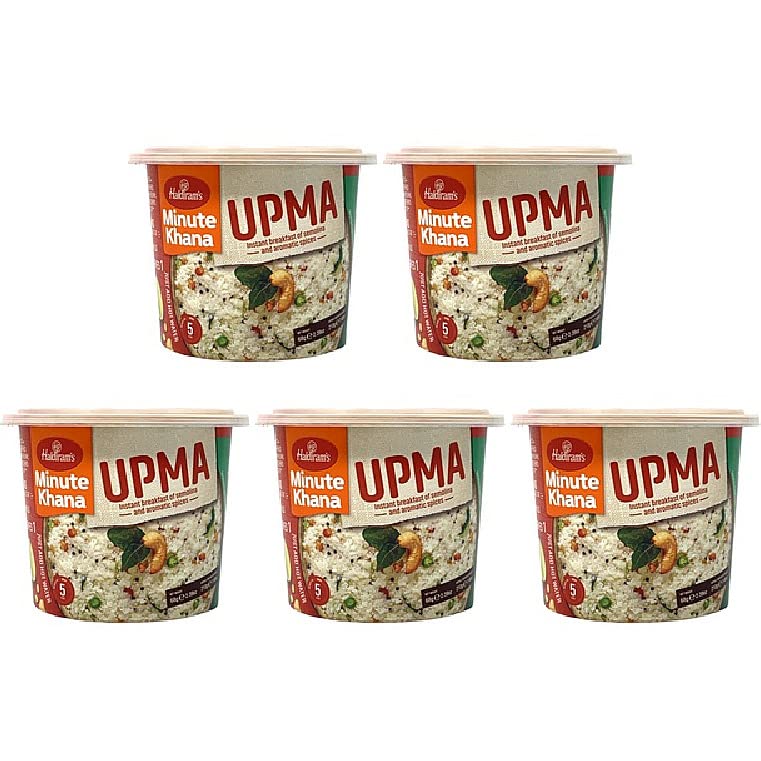 Pack Of 5 - Haldiram's Minute Khana Upma - 68 Gm