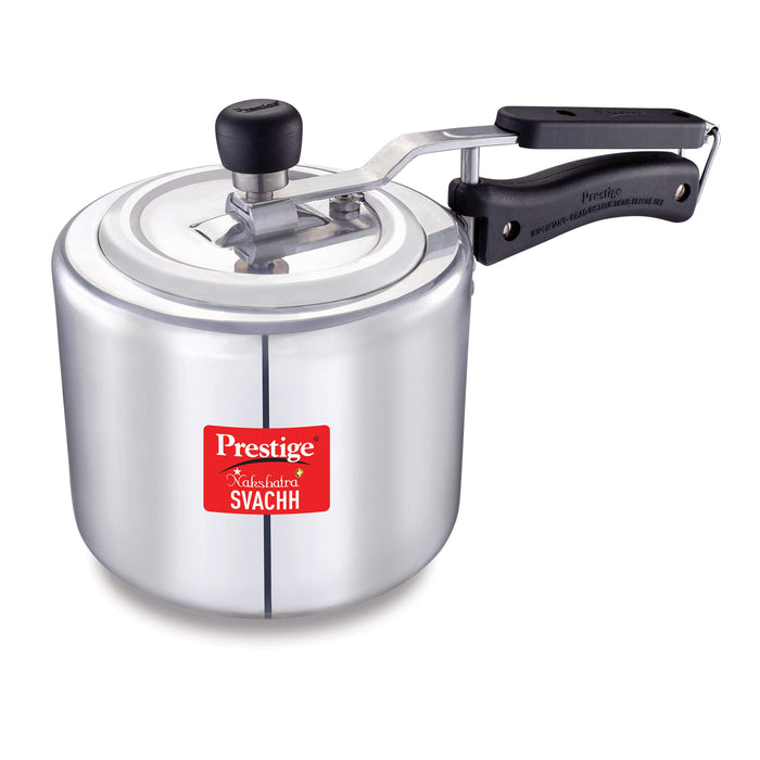 Prestige Nakshatra Plus Svachh 3 Litre Aluminium Straight Wall Inner Lid Pressure Cooker (Svachh Nakshatra)