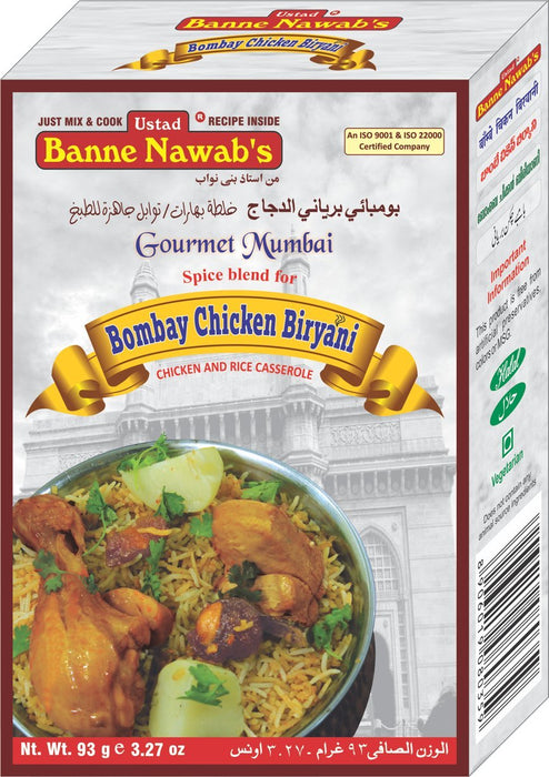 Banne Nawab's Bombay Chicken Biryani 93 gms