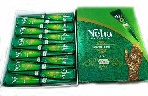 3 x Natural Herbal Henna Cones Temporary Tattoo Body Art Mehandi Ink Neha