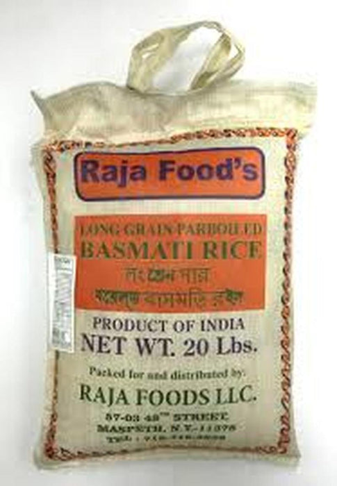 Raja Food's Long Grain Basmati Rice 20 lbs