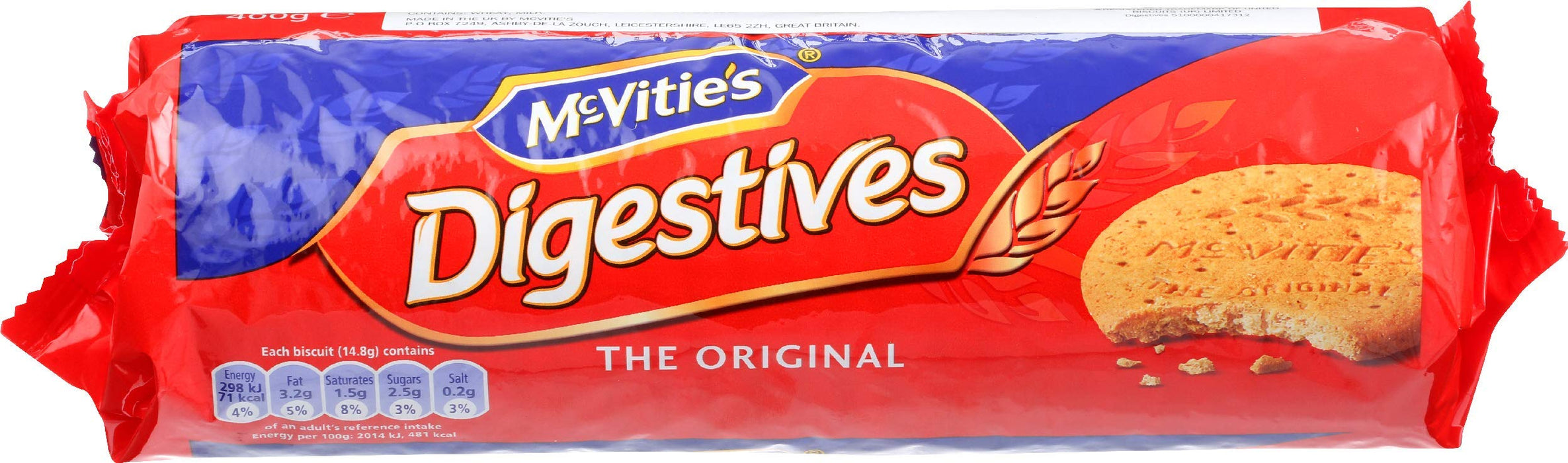 Mcvites Digestive Biscuits -original Wheat Biscuit 400 gms